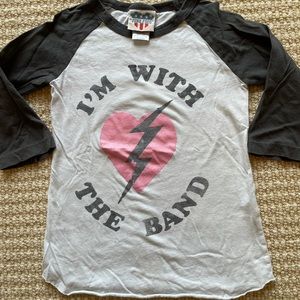 Junk Food xs 3/4 length shirt